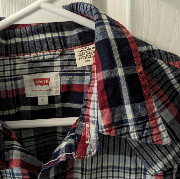 Levi's Men's Plaid Long Sleeve | Size Small - Picture 4 of 8
